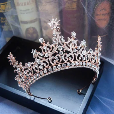 New Crown Headdress Princess Birthday Party Crown Bride Wedding Accessories